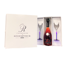 Charger l&#39;image dans la galerie, ALMANACHS BRUT ROSÉ PRESTIGE - 1 Coffret + 2 Flûtes
