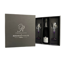 Charger l&#39;image dans la galerie, UNIQUE &amp; PRESTIGIEUX RÉDEMPTEUR MILLÉSIME 2012 - Coffret + 2 Flûtes
