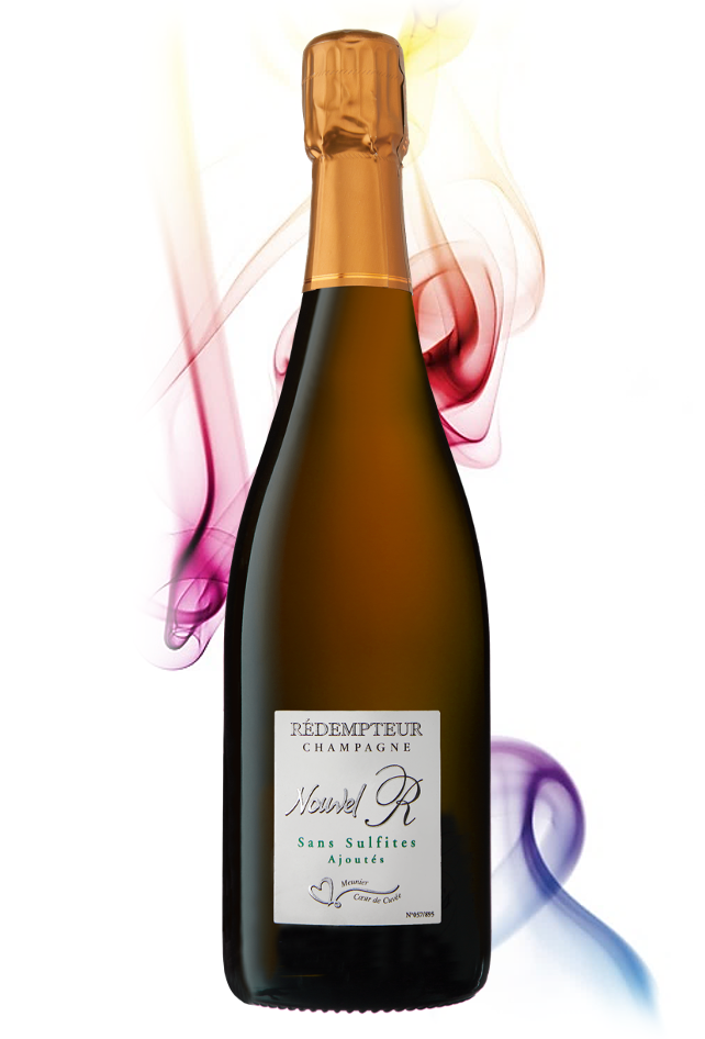NOUVEL R - Champagne Sans Sulfites Ajoutés 2020 - Carton de 6 bouteilles
